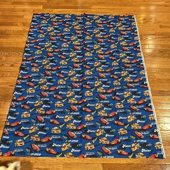 Cars custom corded regular size pillowcase with piece of fabric. - Picture 2 of 4